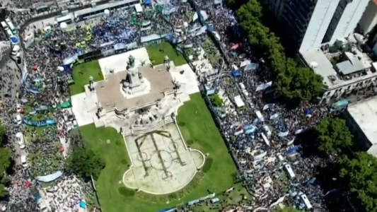 Arrancó el paro de la CGT: concentración en Congreso y aplicación del protocolo antipiquetes