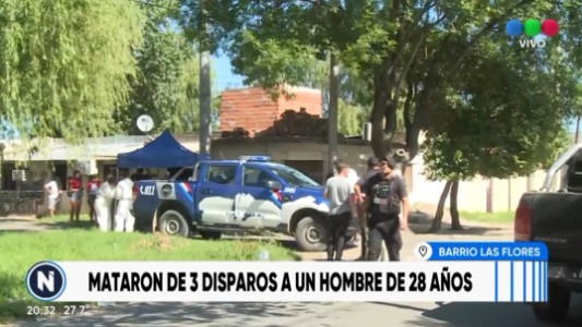 Mataron a un joven de 28 años tras una feroz balacera en barrio Las Flores