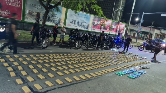 Secuestraron 200 ladrillos de marihuana en Cerrito al 5000