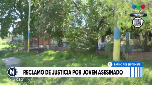 Barrio 7 de Septiembre: Piden justicia por un joven asesinado hace una semana