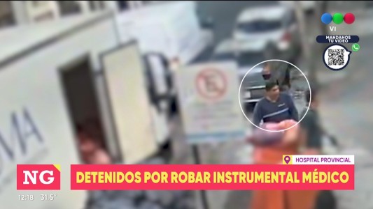 Robaban instrumental quirúrgico mientras trabajaban