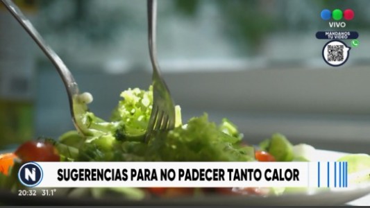 ¿Cómo alimentarnos para soportar estos calores?