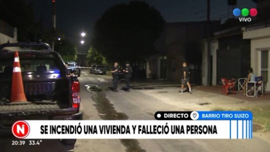Se incendió una casa en zona sur: hay un fallecido