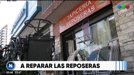 Reposeras: repararlas cuesta la mitad de una nueva