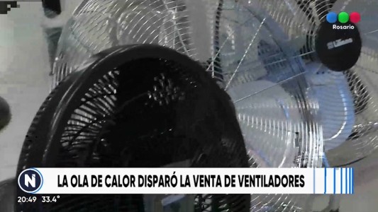 La ola de calor incrementó la venta de ventiladores