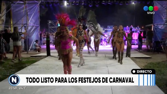 Todo listo para los festejos de Carnaval