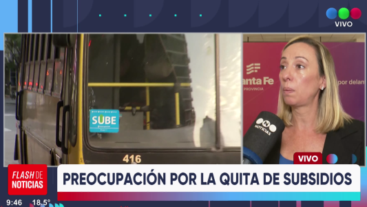 Preocupación de Santa  Fe por la quita de subsidios al transporte