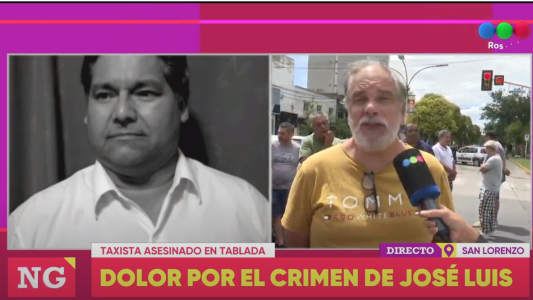 Dolor y bronca por el crimen de José Luis, el taxista asesinado en Tablada