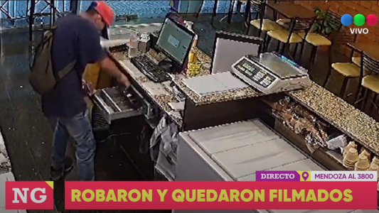 Brutal robo a una heladería
