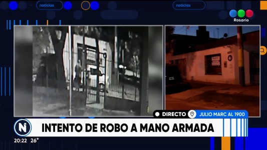 Intento de robo a mano armada en una casa