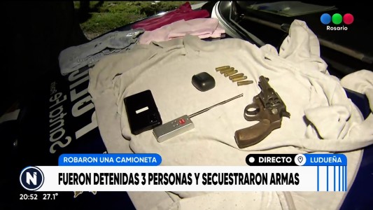 Barrio Ludueña: tres detenidos tras el robo de dinero y una camioneta