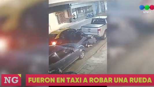 Se le formó una causa al taxista robaruedas y quedó en libertad