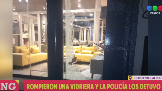 Destrozaron un un local comercial en pleno centro en un intento de robo