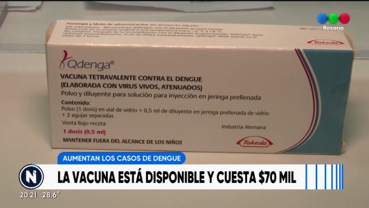 La vacuna contra el dengue cuesta más de $ 70 mil
