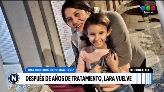 La mejor noticia: Lara regresa a Rosario