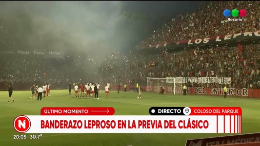 El banderazo de Newell's en el Coloso del Parque