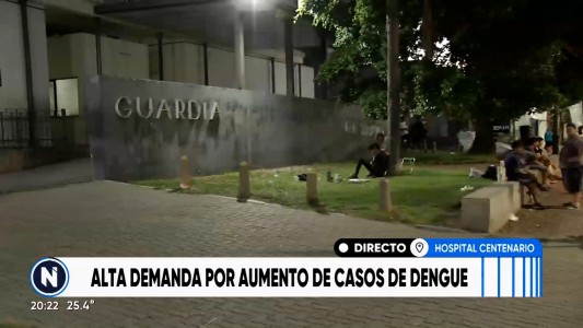 Dengue: creció la demanda de atención en el Hospital Centenario