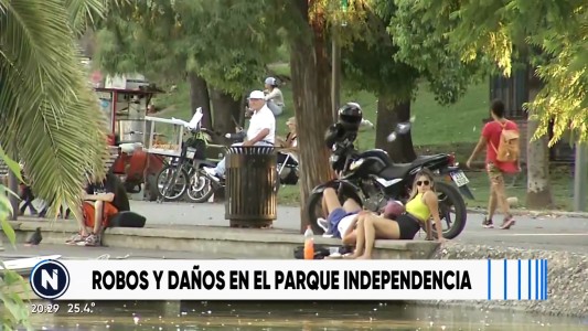 Parque Independencia: Se multiplica la inseguridad y el vandalismo
