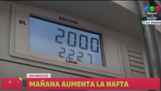 Mañana llega un nuevo aumento de combustible