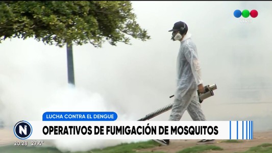 Continúa la fumigación para frenar a los mosquitos