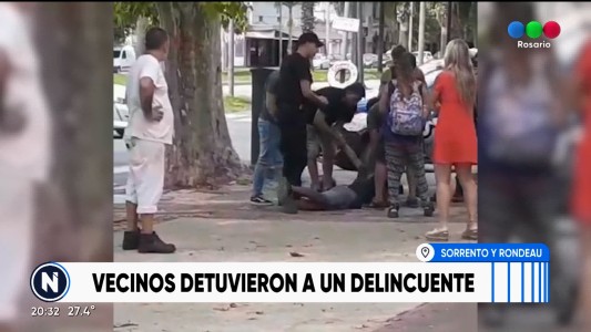 Vecinos detuvieron a un delincuente en zona norte