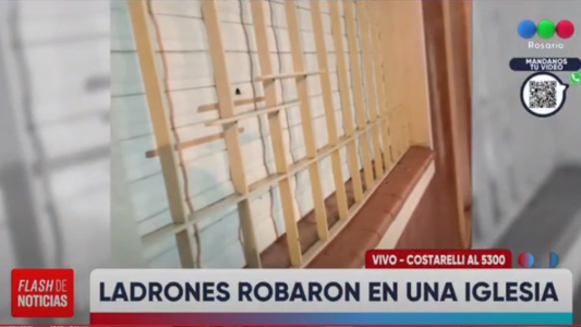 Entraron a robar a una iglesia, los detuvieron