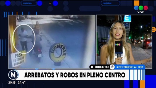 Arrebato y robo en pleno centro