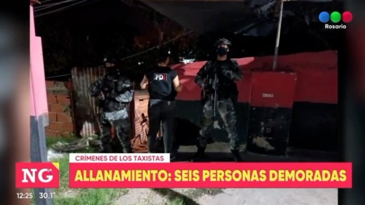 Rosario: seis detenidos y armas secuestradas por los asesinatos de los taxistas