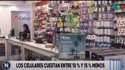 Por la baja del dólar, los celular cuestan menos