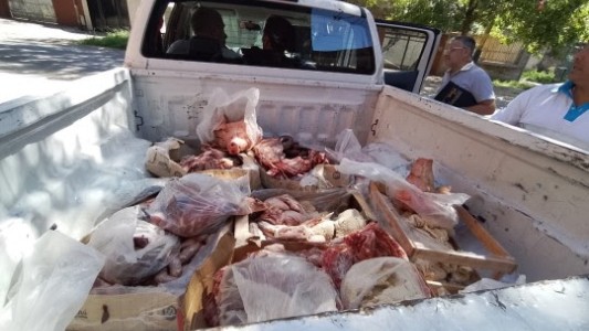 Incautaron 540 kilos de mercadería en mal estado en local de Fisherton