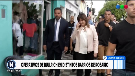 Bullrich visitó los barrios Triángulo y Moderno