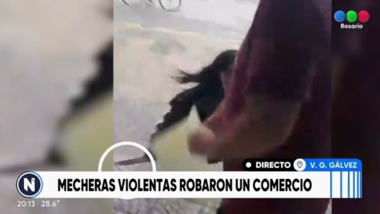 Mecheras robaron en un local y una de ellas amenazó con un cuchillo
