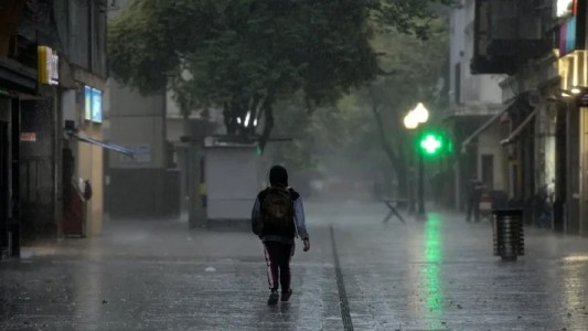 Rosario: aviso a corto plazo por tormentas fuertes