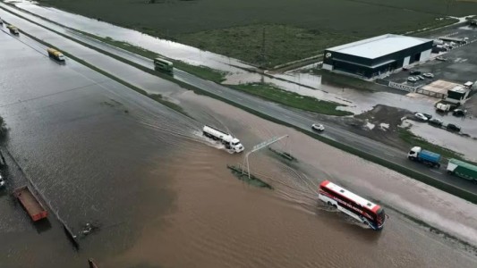 Árboles caídos, rutas inundadas y destrozos por la tormenta en Rosario