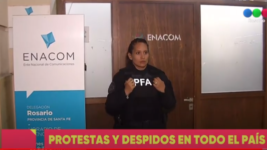 Cierran oficinas del ENACOM Rosario y desalojan a 30 trabajadores