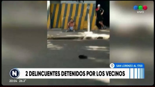 Dos delincuentes detenidos por los vecinos