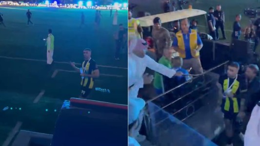 Escándalo: tras perder la final, un hincha atacó a latigazos a un jugador del equipo de Gallardo en Arabia Saudita