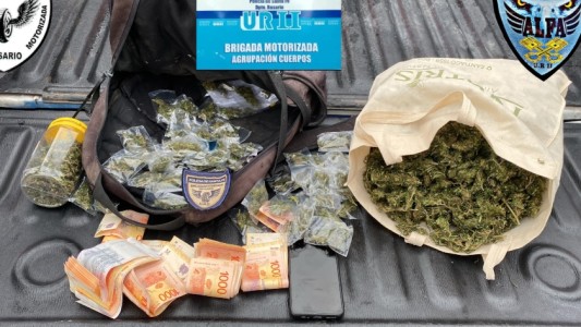 Narcomenudeo: cayó un joven que transportaba marihuana empaquetada