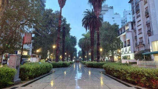 Viernes lluvioso y húmedo en Rosario, anticipando un fin de semana fresco