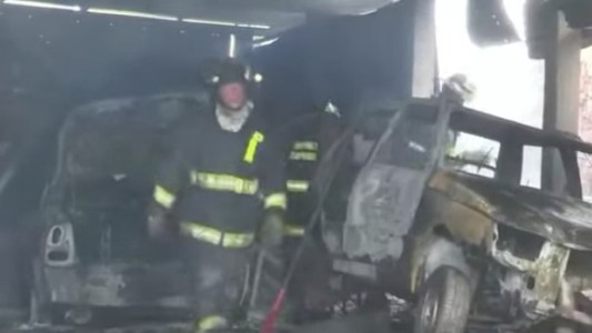 Empalme Graneros: Se incendió un taller mecánico y afectó viviendas aledañas