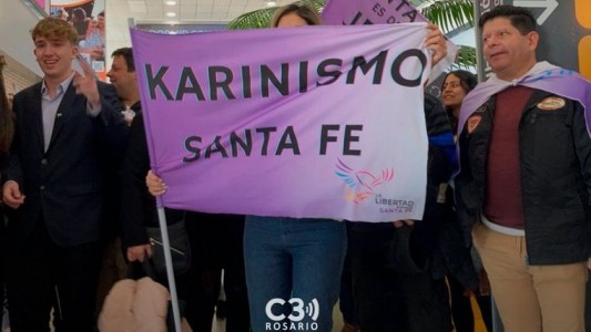 Karina Milei llegó a Rosario para lanzar La Libertad Avanza en la provincia