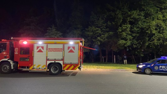 Se incendió un vagón de tren frente al parque Scalabrini Ortíz