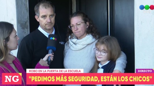 Le robaron el auto en la puerta de la escuela mientras estaba con su hija de 11 años