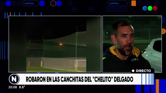 Robaron en las canchas de fútbol de Chelito Delgado