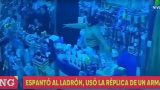 Espantó a un ladrón con un arma de juguete
