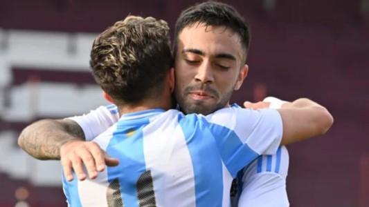 Con goles de Giuliano Simeone, la Selección argentina Sub 23 le ganó 2-0 a Paraguay