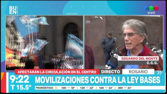 Convocan a una movilización en Rosario en contra de la Ley Bases