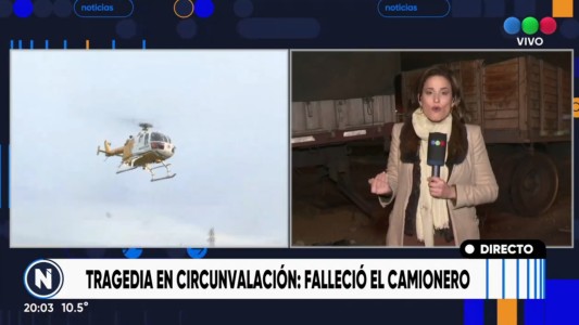 Falleció el camionero que había quedado atrapado en su vehículo en el choque en Circunvalación