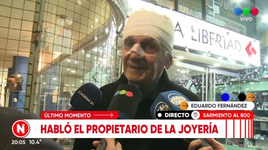 Violento robo en una joyería del centro: un comerciante fue brutalmente agredido