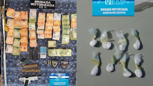 Droga, persecución y tres detenidos